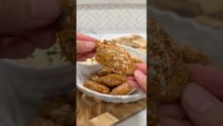 ALITAS CRUJIENTES CON ADEREZO RANCH PICANTE HECHAS EN FREIDORA DE AIRE 🍗🪽🌶️