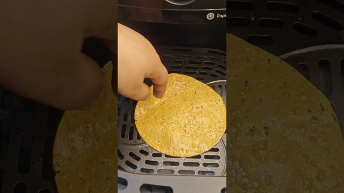 Ab Papad Tel Me Nahi 😳 Air Fryer Me Sekho 2 Minute Me #shorts #shortsfeed #cooking #recipe #airfryer