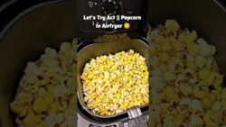 Act || Popcorn in Air Fryer #recipe #shorts #trending #viral