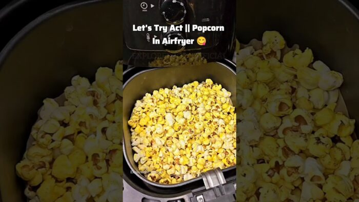 Act || Popcorn in Air Fryer #recipe #shorts #trending #viral