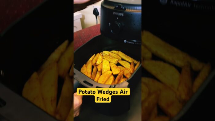 Air Fried Potato Wedges #shorts