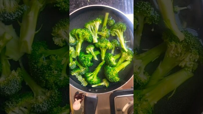 Air Fryer Broccoli 🥦🔥 | Crispy & Healthy Recipe #shorts #trending #viral #broccoli #recipe
