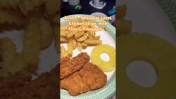 Air Fryer Chicken Strips tonight 😋 Who Else is Hungry? #food