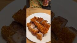 Air Fryer Crispy Crackling Pork Belly