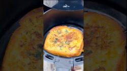 Air Fryer Stuffed Garlic Bread 🫣 So Cheesy#shorts #viralshorts #airfryer #ytshorts #easyrecipe
