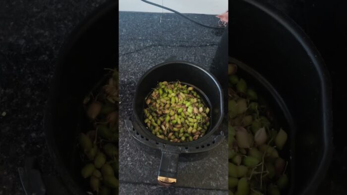 “Air fryer magic: roasted chana!”🤤 #food #enjoy #yummykhana #recipe #cooking #crispy #crunch ♥️