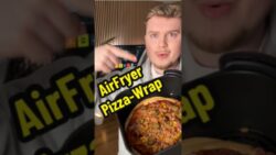 AirFryer Pizza-Wraps in unter 15min⏰😍#airfryer #rezept #pizza #lecker #essen