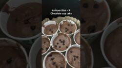 Airfryer Chocolate Cup cake #trending #food #cupcake #cake #viral #airfryer #airfryerrecipes #shorts