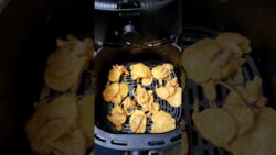 Airfryer pakoda recipe | zero oil Airfryer crispy pakida recipe #shorts #food #trending #airfryer