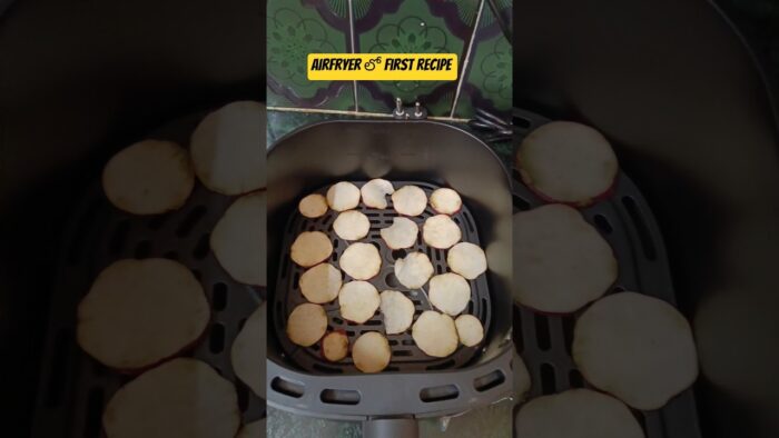 Airfryer లో first recipe ఇలా వస్తుంది అనుకోలేదు😔#shorts#airfryer#chips