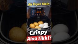 Aloo Tikki Mein Egg?! 😳🔥 #airfryer #trending #shorts #indianfood