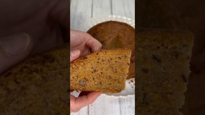 BIZCOCHO 🤩 DE ZANAHORIA en FREIDORA DE AIRE 😎, receta que sale muy tierno y esponjoso #airfryer
