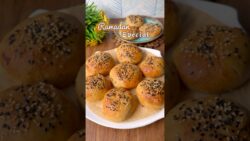 Bakery Style Chicken Keema Buns at Home | Ramadan Iftar Recipe | Air Fryer #shorts #chickenbuns