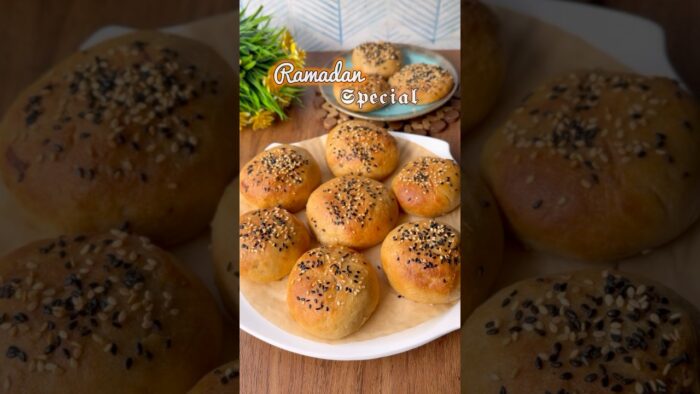 Bakery Style Chicken Keema Buns at Home | Ramadan Iftar Recipe | Air Fryer #shorts #chickenbuns