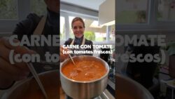 CARNE CON TOMATE con tomates frescos. #cocina #canaldecocina #thermomix #recetas #tm7 #recetasfacile