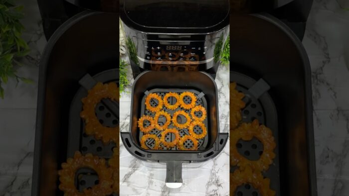 Calabaza amarga saludable en freidora de aire | Receta fácil de 20 minutos