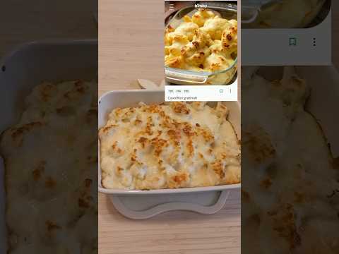 Cavolfiori gratinati #ricettebimby #cavolfiore #besciamella #fattoincasa #food #cucinaitaliana