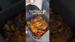 Cena fácil en freidora de aire | Muslos de pollo y verduras en la Cosori TurboBlaze #Cosori #cos ...