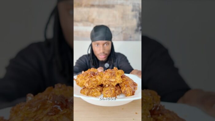 C’est quoi ce poulet 🍗😨 Crédit : @martincuisto #fyp #shorts #recette #poulet #airfryer #viral