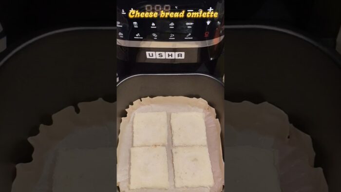 Cheese bread omlette in Air fryer 😍#shorts #viral #trending #egg #ytviral#airfryer #healthyrecipes