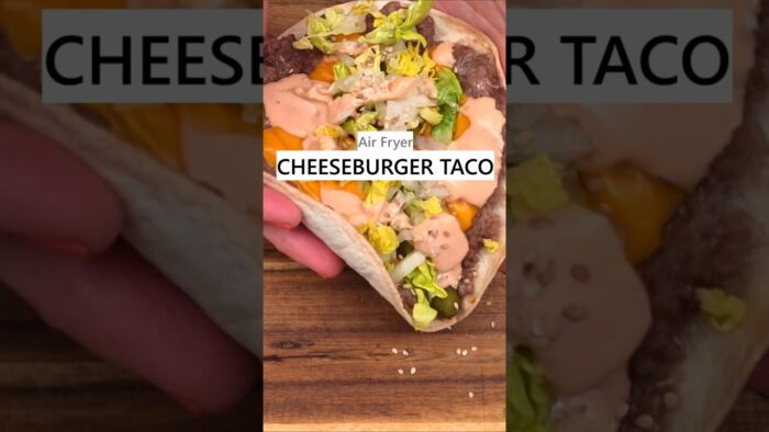 Cheeseburger Taco in 7 Minutes