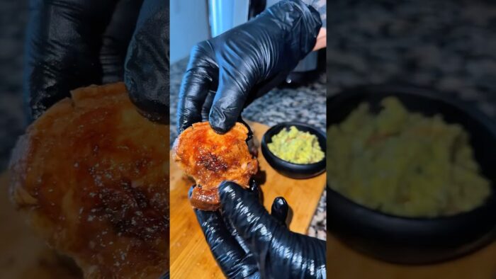 Chicharrón PERFECTO en freidora de aire 🤯 Crujiente por fuera y jugoso por dentro