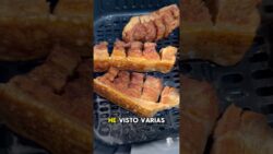 Chicharrones fáciles de hacer en freidora de aire.  #loccopizza #loccopizzatv #madrid