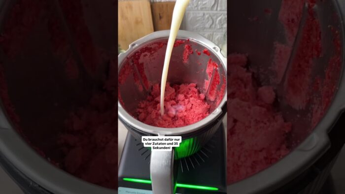 Cremige Erdbeermilch wie Müllermilch 🍓 In 35 Sekunden fertig! | Thermomix® Rezept