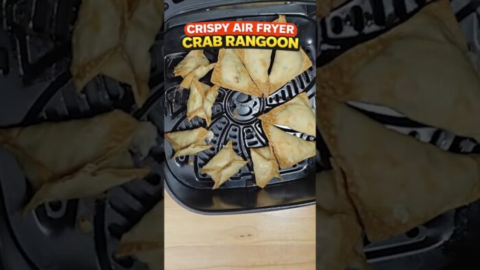 Crispy Air Fryer Crab Rangoon (10 Minute Recipe!)