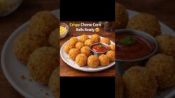 Crispy Cheese Corn Balls Recipe | Easy Snack in Air Fryer & Deep Fry | Quick Evening Snack  ...