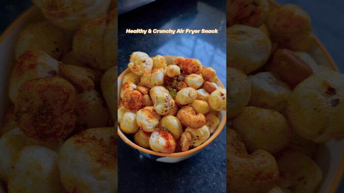 Crispy Makhana Recipe | Air fryer Recipes | Easy Snacks