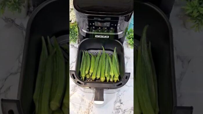 Crispy Okra Fry in Air Fryer | Healthy Bhindi Fry Recipe