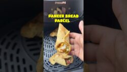 Crispy Paneer Bread in Air Fryer 😍 | 5 Min Snack Recipe #shorts