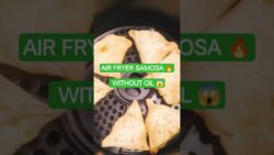 Crispy Paneer Samosa in Air Fryer 🔥 No Oil, No Fry #shorts #airfryer