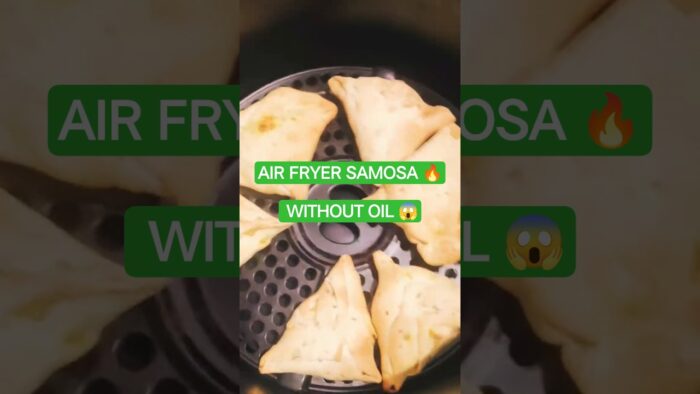 Crispy Paneer Samosa in Air Fryer 🔥 No Oil, No Fry #shorts #airfryer