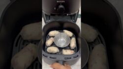 Crispy Rice Paper Momos in Air Fryer #shorts #airfryer #easyrecipe #cooking #momos #foodie