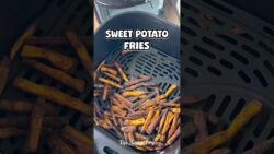 Crispy Sweet Potato Fries in Air Fryer 🍠 | Better Than French Fries! #shorts