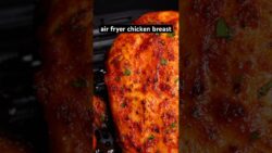 EASY and JUICY Air Fryer Chicken Breast Recipe #airfryer #chickenrecipe #foodshorts #foodie