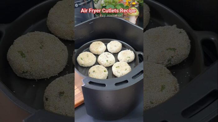 Easy Air Fryer Cutlet Recipe | Less Oil Fish Cutlets #shorts