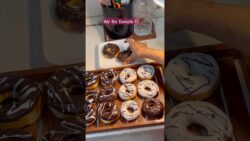 “Easy Air Fryer Donuts Recipe | No Deep Fry | Colorful Kids Treat”#donuts #shorts #airfryerrecipes