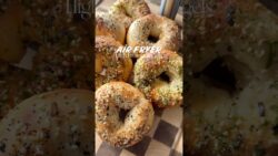 Easy to make High Protein Bagels in the Air Fryer #healthyrecipes