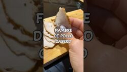 FIAMBRE DE POLLO CASERO 🍗 #fiambre #pollo #recetasfaciles #recetasaludable #comidafitness #airfryer