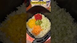 Fried Rice in Air Fryer 👌😋 #friedrice #viral #airfryerrecipes #trending #shorts #reels