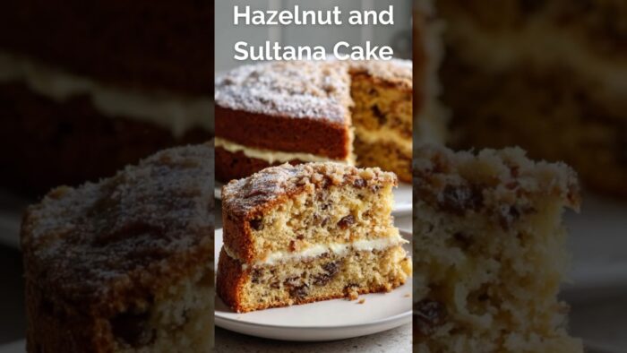 Hazelnut and Sultana Cake