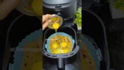 Healthy Protein Packed Breakfast in Air Fryer 🔥 Quick & Healthy Recipe #healthybreakfast