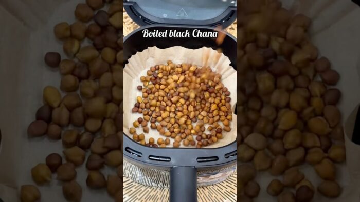 High Protein Chana Jor Garam Recipe in Airfryer 👌#ytshorts #airfryer #shorts #shortsfeed  #shorts
