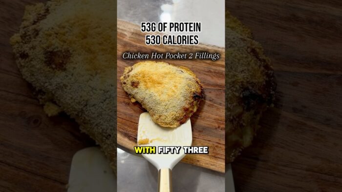 High Protein Recipe Chicken Hot Pocket I Trying the VIRAL Chicken Hot Pocket 2 Different Fillings