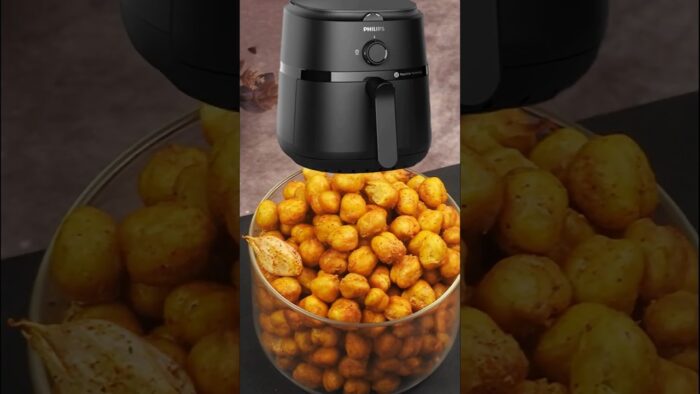 High Protein Snacks Recipe | Air Fryer Recipes | Crispy Roasted Chickpeas Snacks | Healthy Snacks