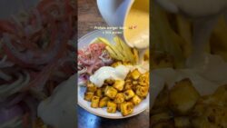 High-Protein Vegetarian Burger Bowl | 50g Protein Meal 🍔