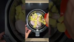 IDEAS PARA COCINAR EN AIR FRYER🍗🥔 #short #shorts #mariomen1